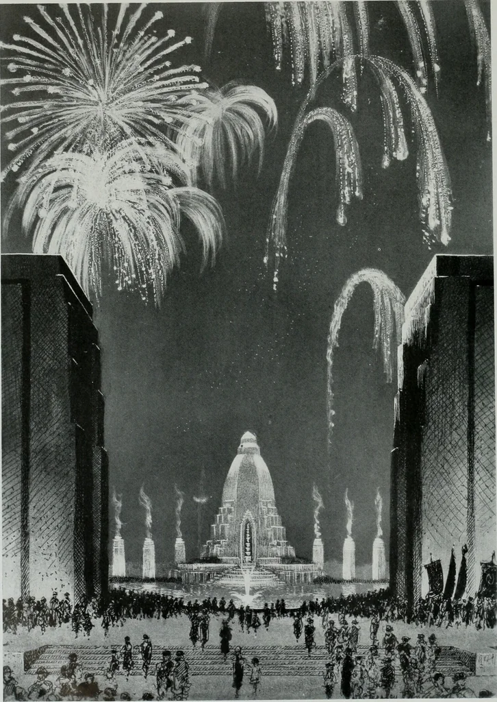 An illustration from Architect and engineer, 1905, leaf 247