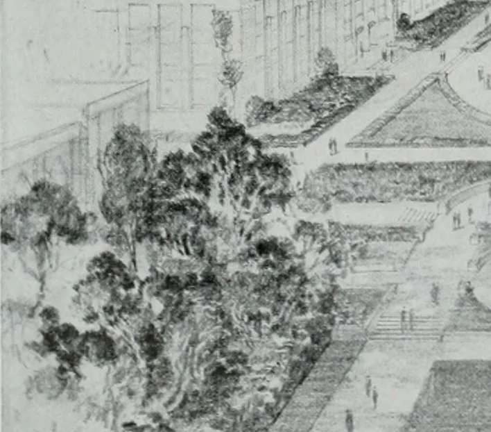 An illustration from Architect and engineer, 1905, leaf 259