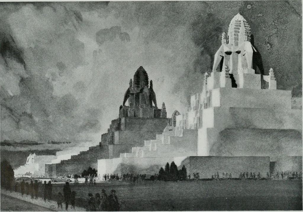 An illustration from Architect and engineer, 1905, leaf 265