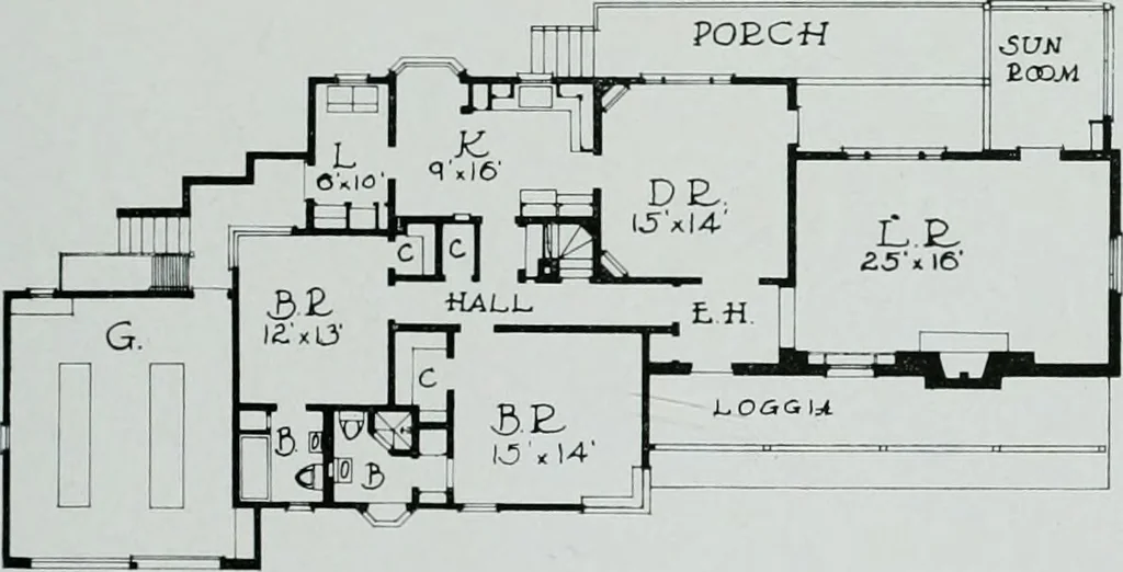 An illustration from Architect and engineer, 1905, leaf 266