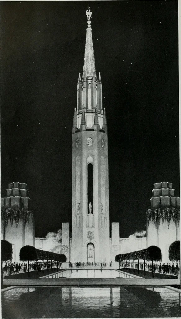 An illustration from Architect and engineer, 1905, leaf 269
