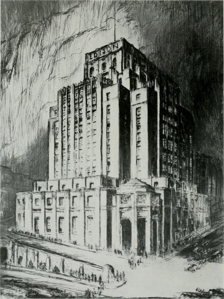 An illustration from Architect and engineer, 1905, leaf 33