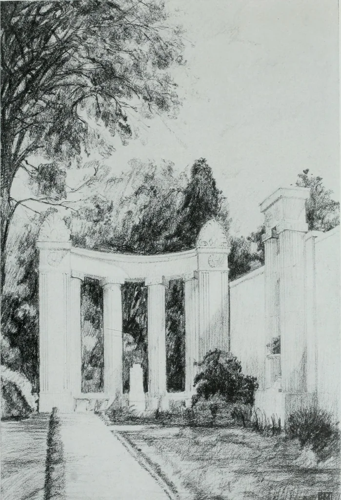 An illustration from Architect and engineer, 1905, leaf 340