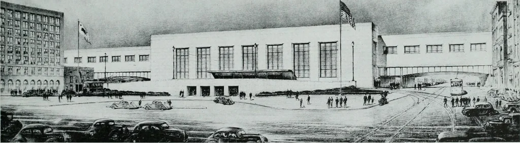 An illustration from Architect and engineer, 1905, leaf 446