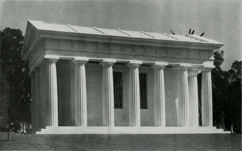 An illustration from Architect and engineer, 1905, leaf 49