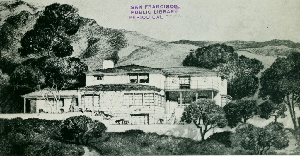 An illustration from Architect and engineer, 1905, leaf 6