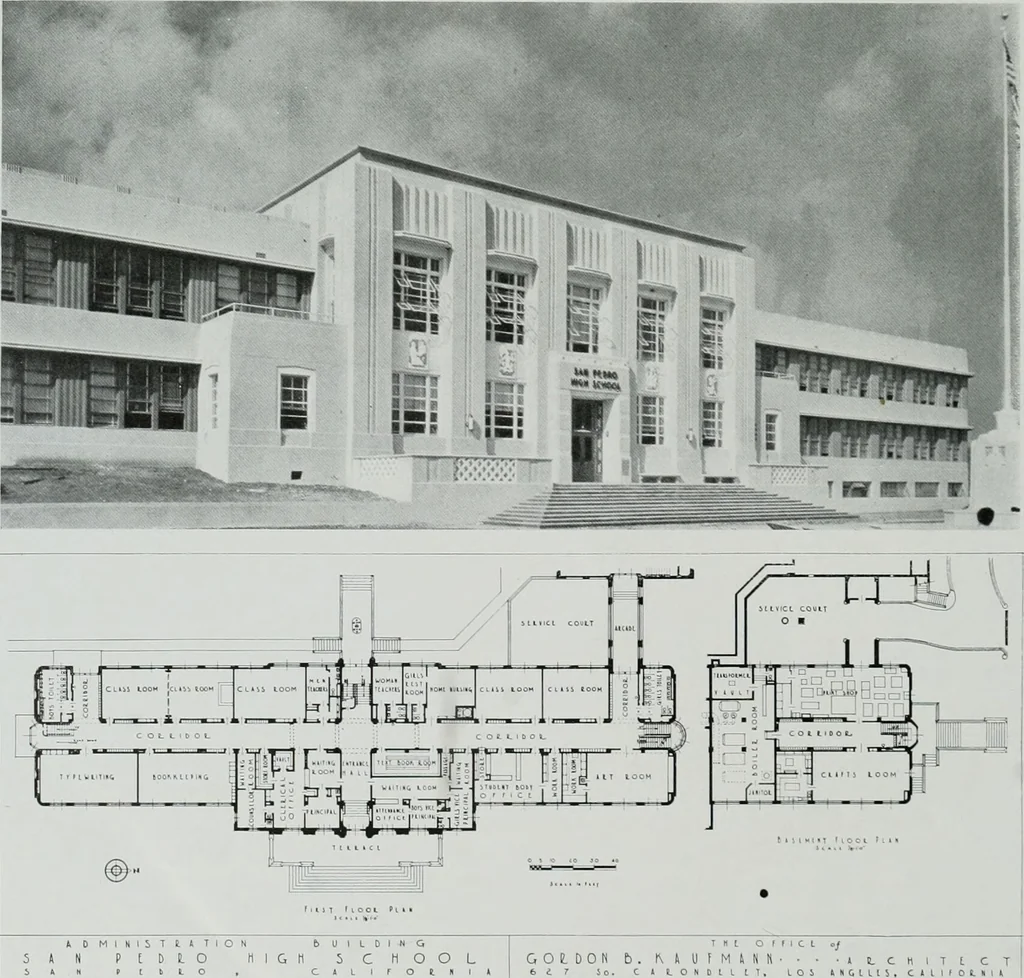 An illustration from Architect and engineer, 1905, leaf 93