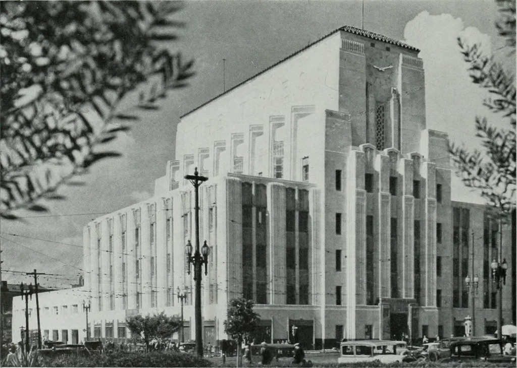 An illustration from Architect and engineer, 1905, leaf 95