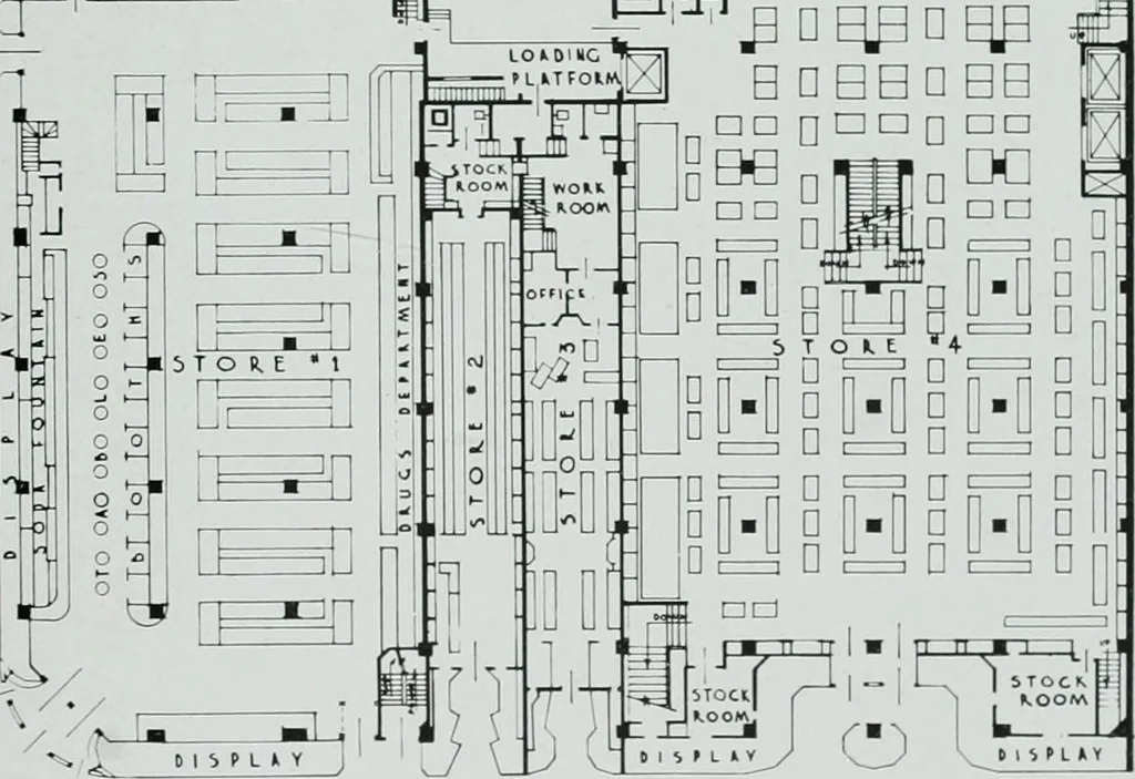 An illustration from Architect and engineer, 1905, leaf 98