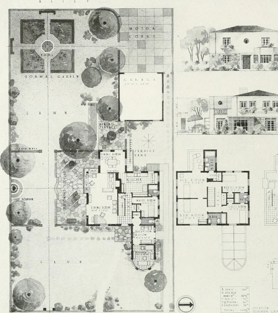 An illustration from Architect and engineer, 1905, leaf 121