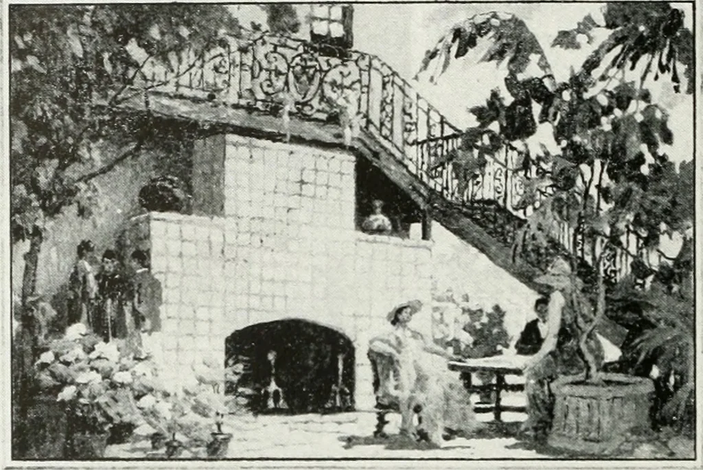 An illustration from Architect and engineer, 1905, leaf 123