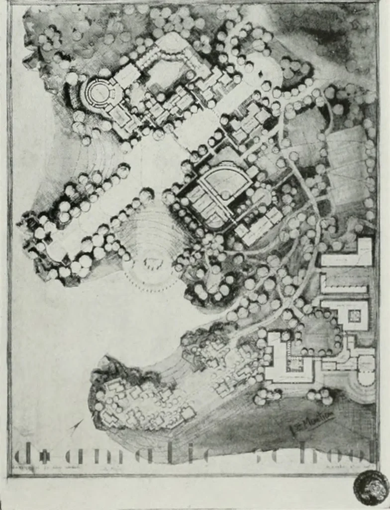 An illustration from Architect and engineer, 1905, leaf 126