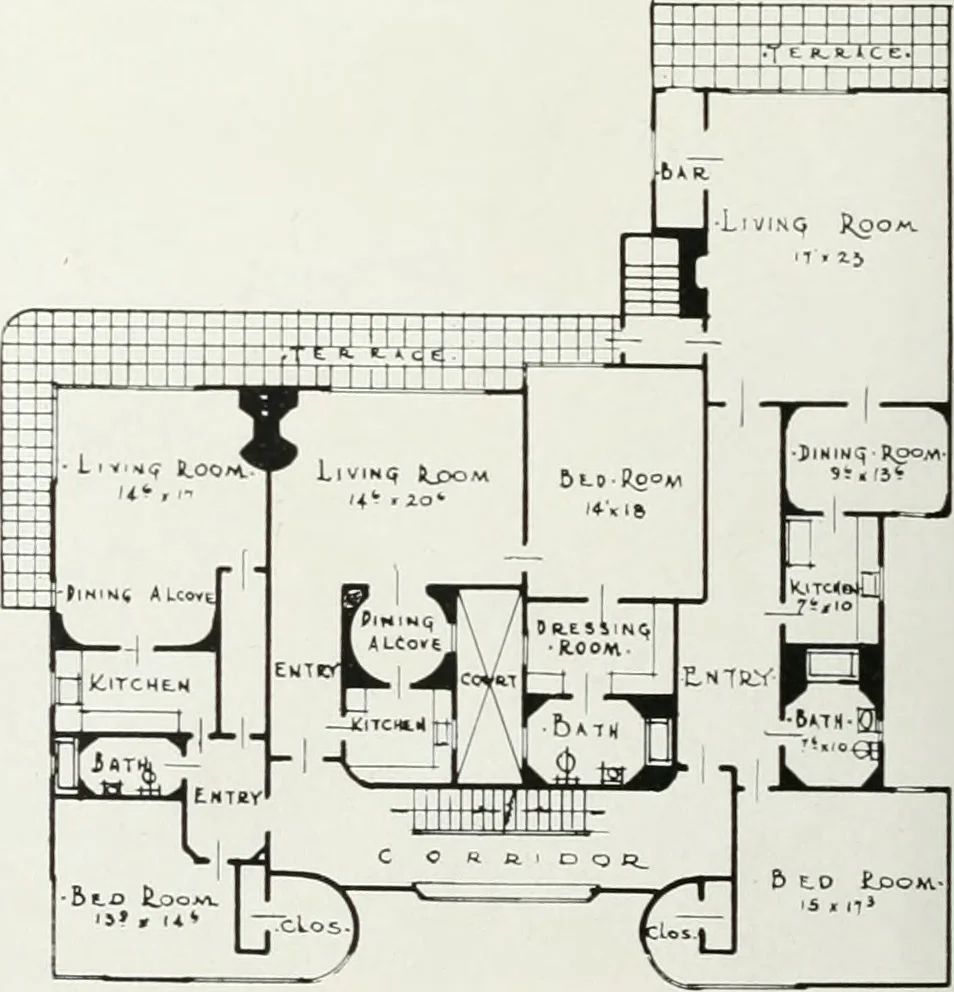 An illustration from Architect and engineer, 1905, leaf 181