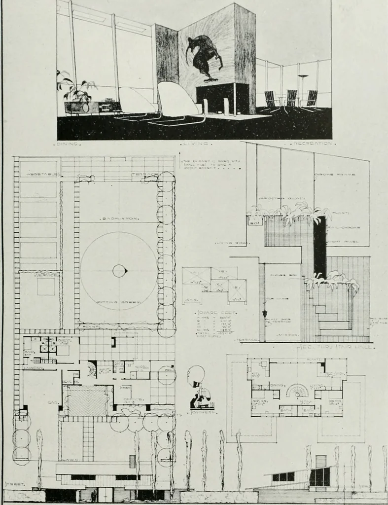 An illustration from Architect and engineer, 1905, leaf 204