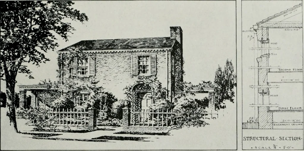 An illustration from Architect and engineer, 1905, leaf 288