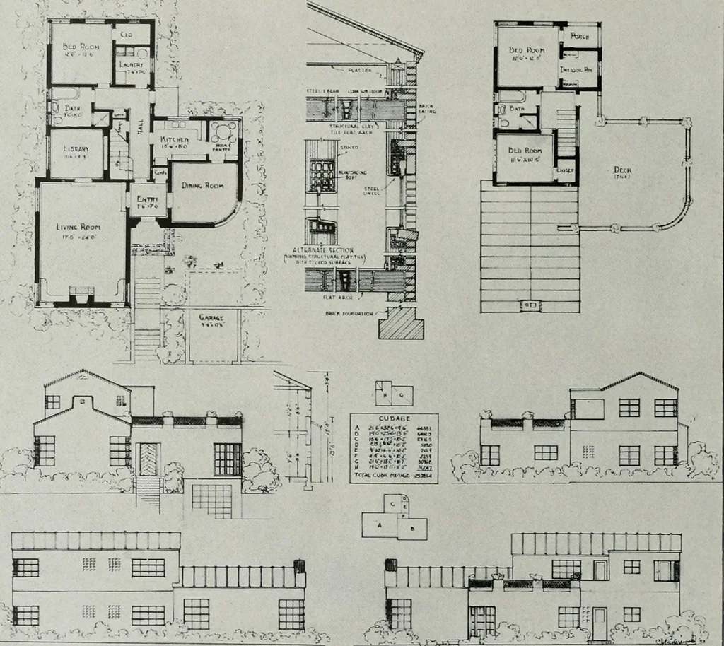 An illustration from Architect and engineer, 1905, leaf 289
