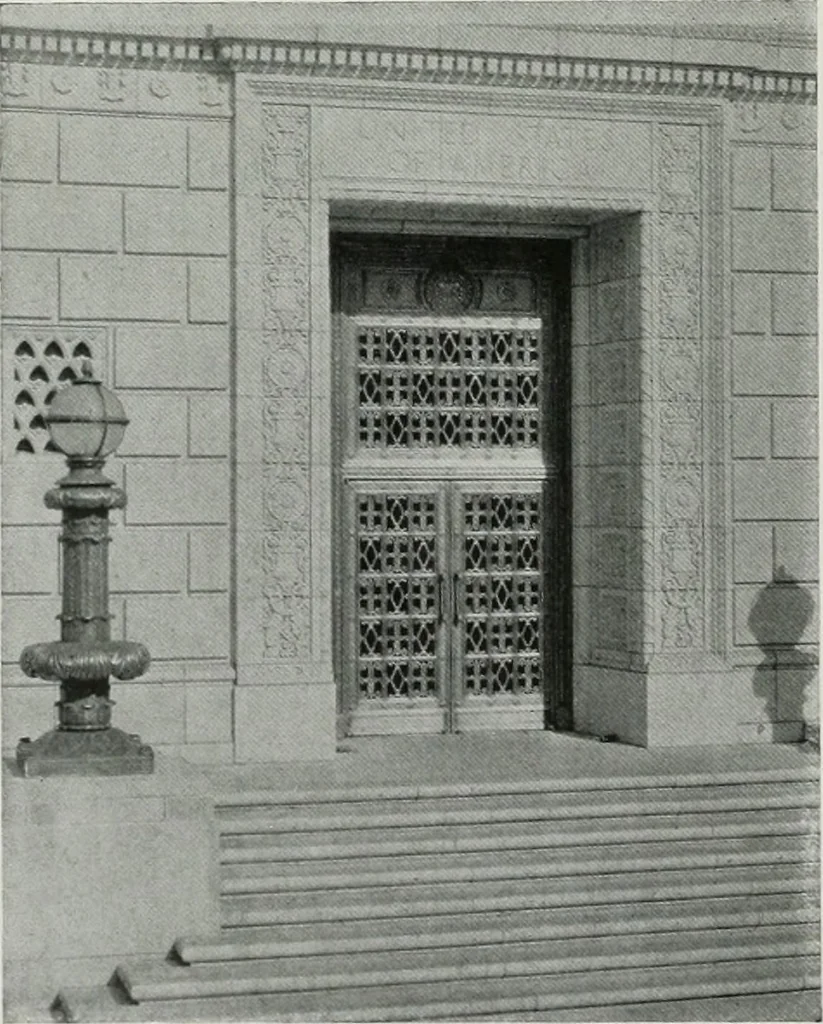 An illustration from Architect and engineer, 1905, leaf 345