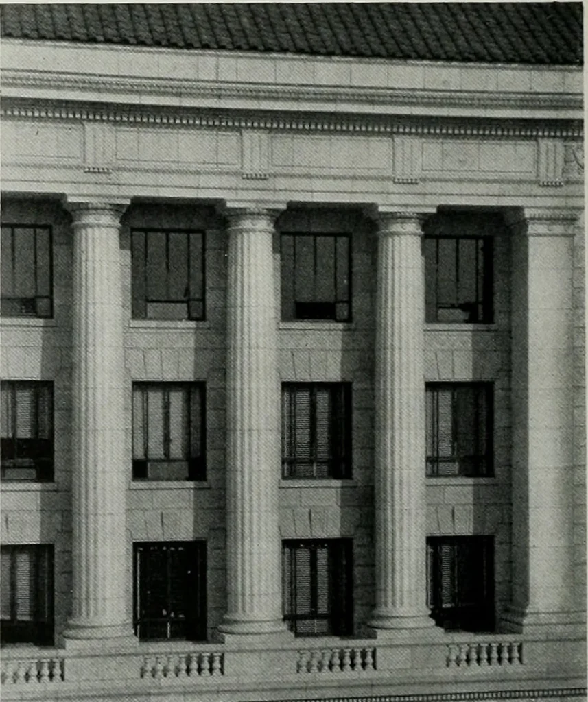 An illustration from Architect and engineer, 1905, leaf 345