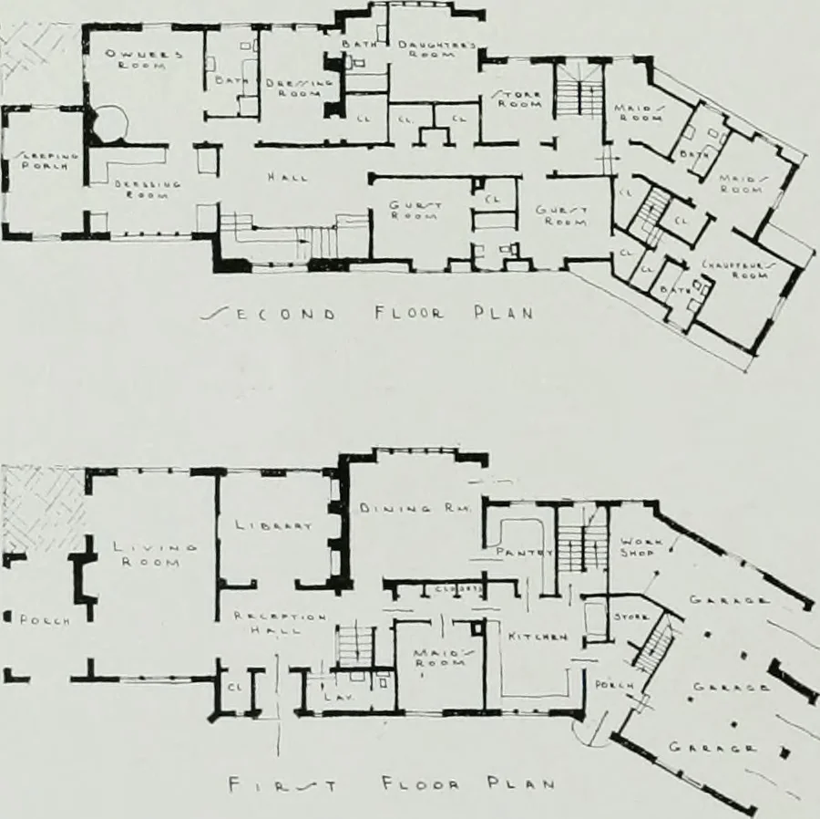 An illustration from Architect and engineer, 1905, leaf 405