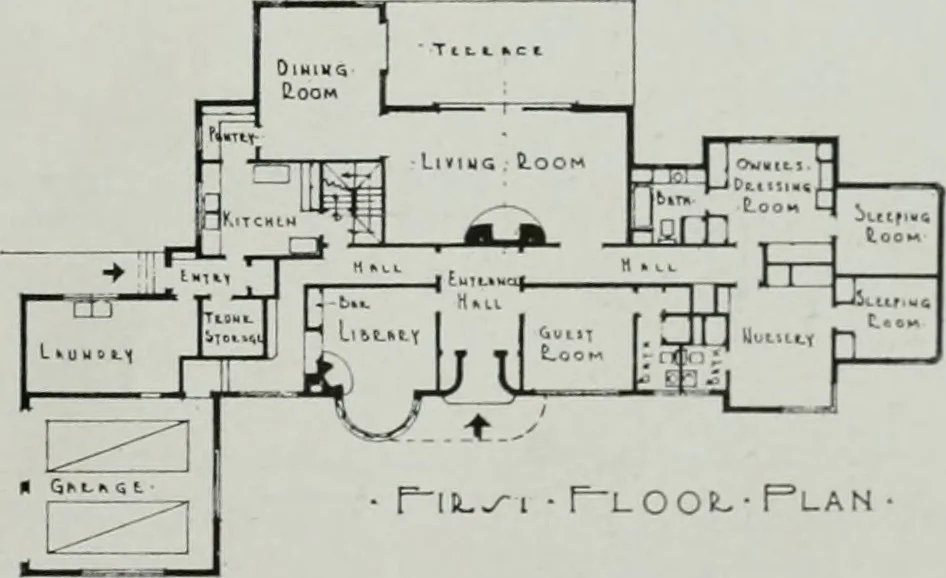 An illustration from Architect and engineer, 1905, leaf 408
