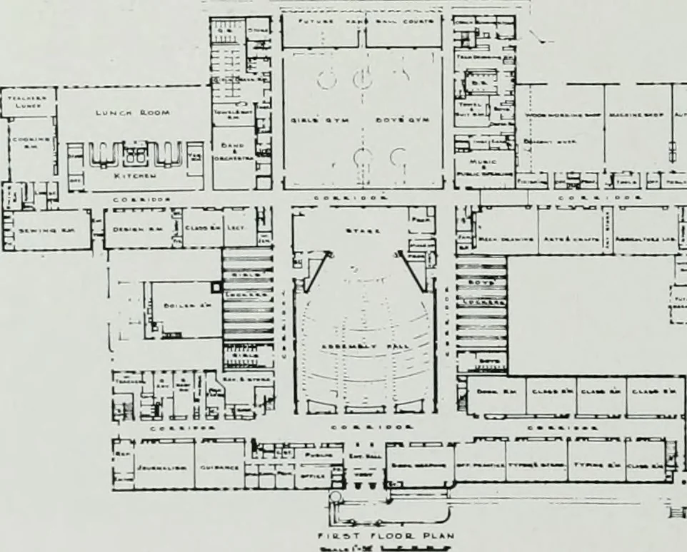 An illustration from Architect and engineer, 1905, leaf 421
