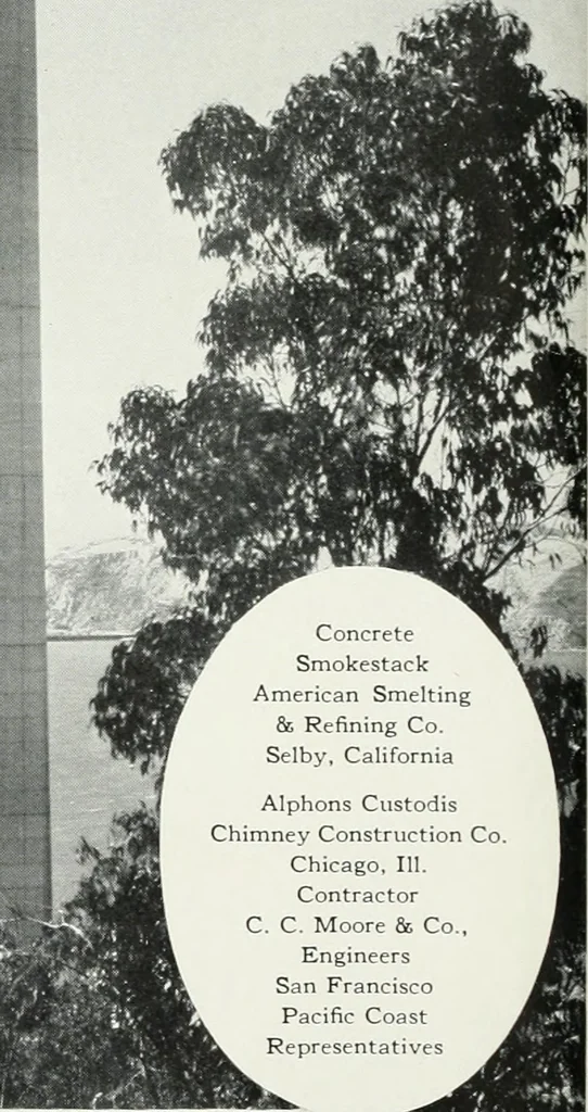 An illustration from Architect and engineer, 1905, leaf 7