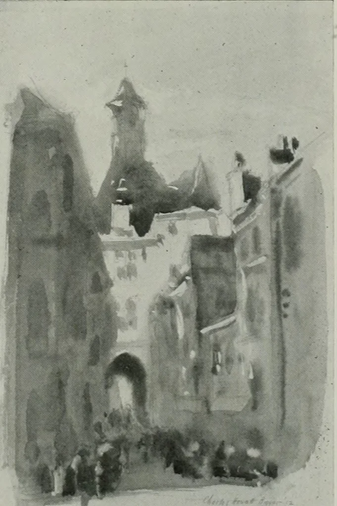 An illustration from The Architect & engineer of California and the Pacific Coast, 1905, leaf 114