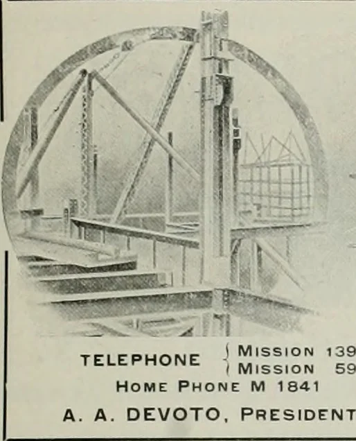 An illustration from The Architect & engineer of California and the Pacific Coast, 1905, leaf 224