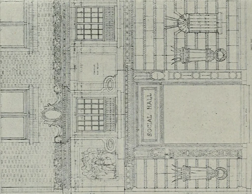 An illustration from The Architect & engineer of California and the Pacific Coast, 1905, leaf 231
