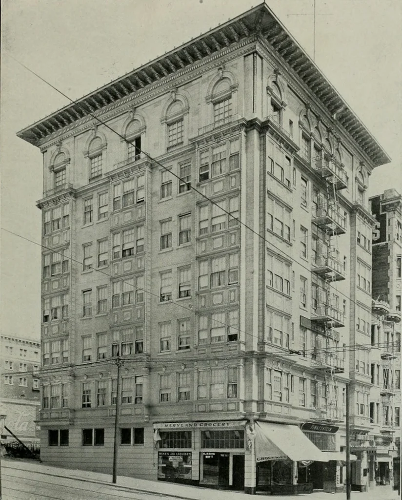 An illustration from The Architect & engineer of California and the Pacific Coast, 1905, leaf 244