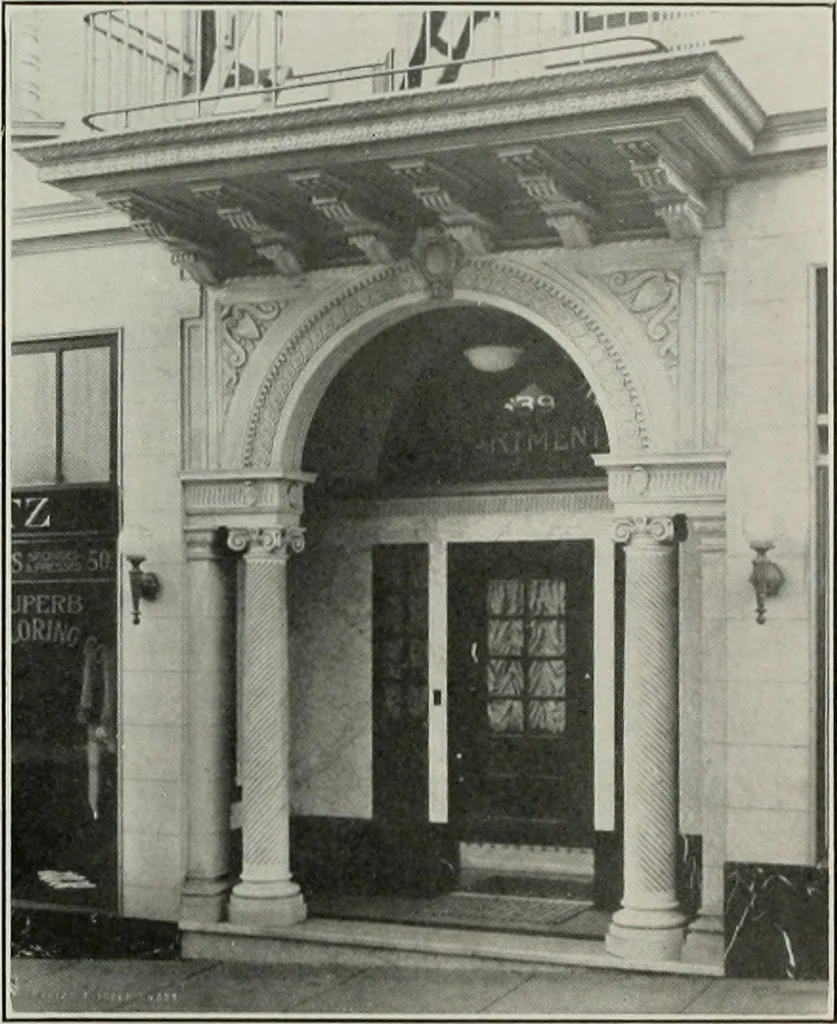 An illustration from The Architect & engineer of California and the Pacific Coast, 1905, leaf 249