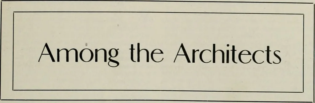 An illustration from The Architect & engineer of California and the Pacific Coast, 1905, leaf 294