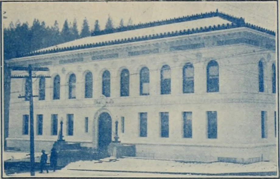 An illustration from The Architect & engineer of California and the Pacific Coast, 1905, leaf 34