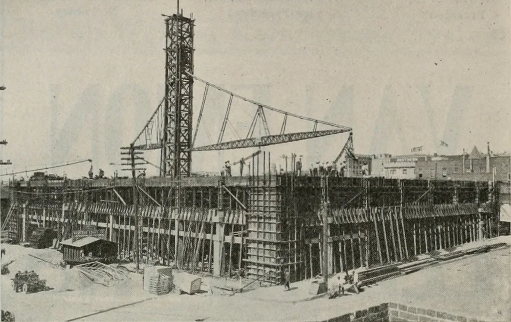 An illustration from The Architect & engineer of California and the Pacific Coast, 1905, leaf 367