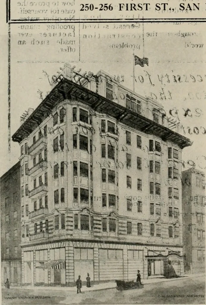 An illustration from The Architect & engineer of California and the Pacific Coast, 1905, leaf 369