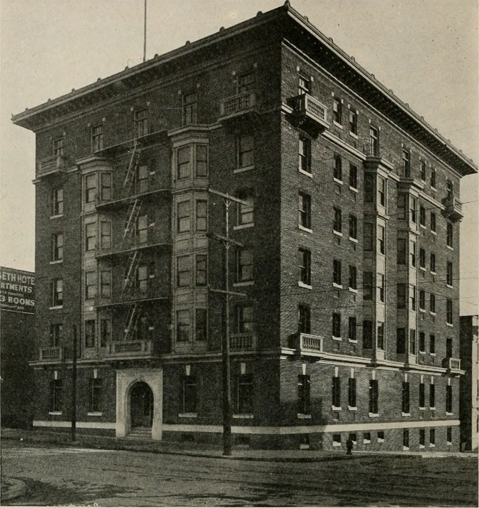 An illustration from The Architect & engineer of California and the Pacific Coast, 1905, leaf 397
