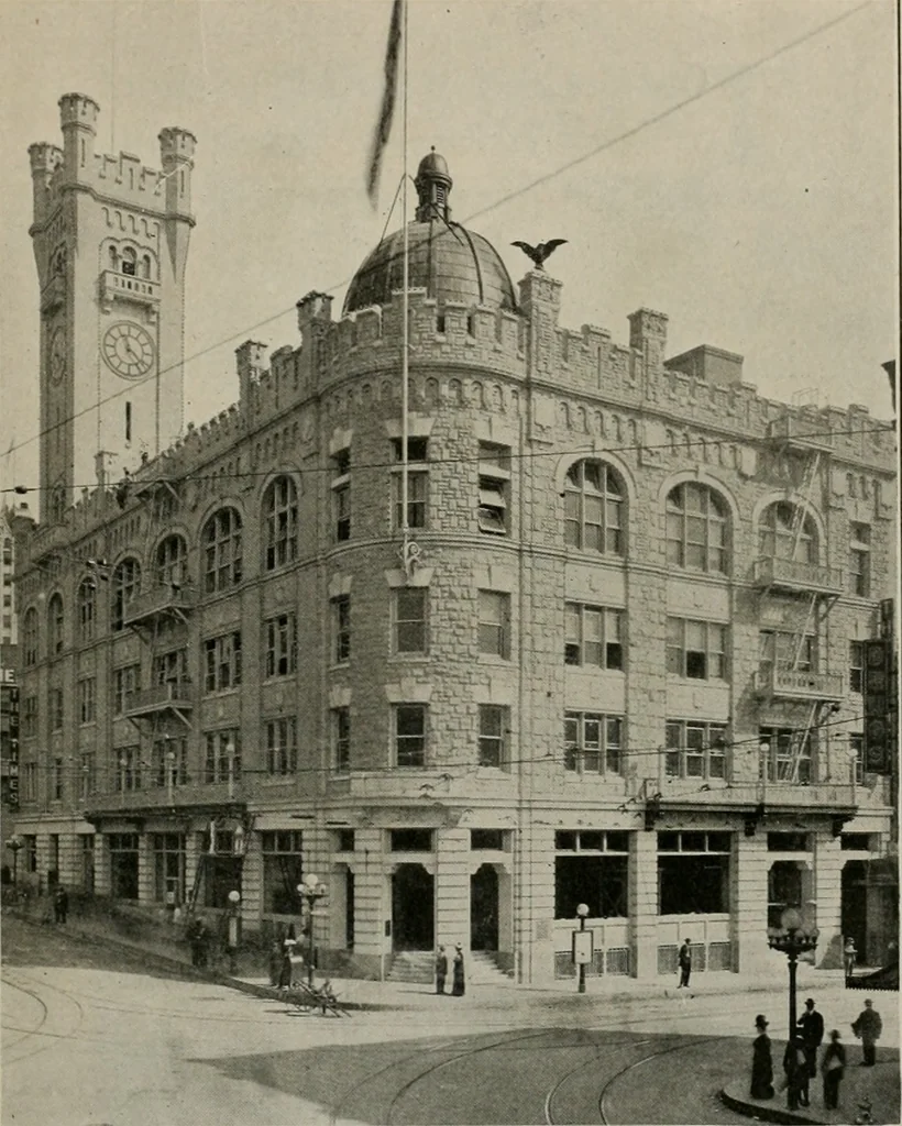 An illustration from The Architect & engineer of California and the Pacific Coast, 1905, leaf 398