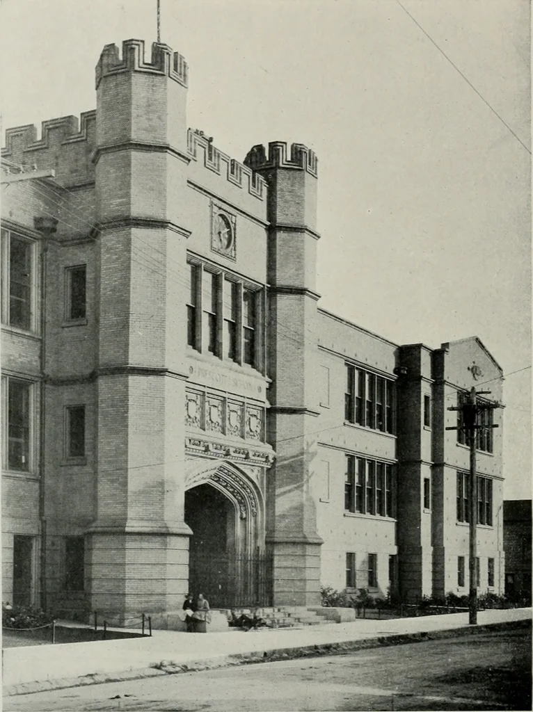 An illustration from The Architect & engineer of California and the Pacific Coast, 1905, leaf 417