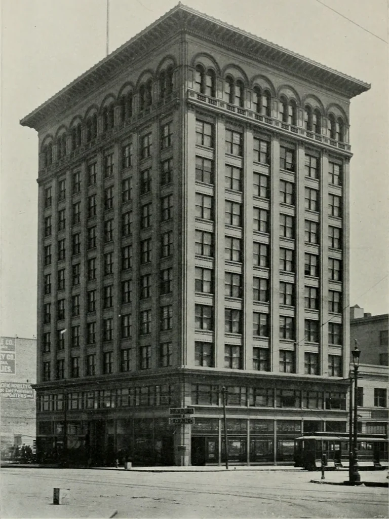 An illustration from The Architect & engineer of California and the Pacific Coast, 1905, leaf 441