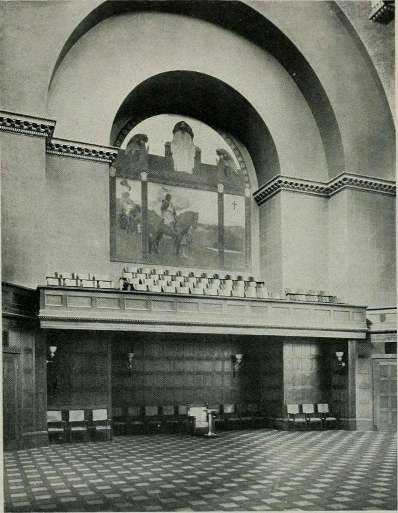 An illustration from The Architect & engineer of California and the Pacific Coast, 1905, leaf 446