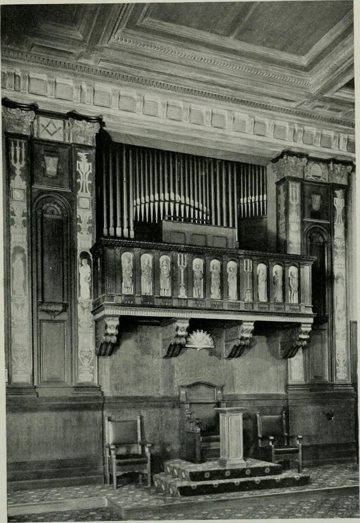 An illustration from The Architect & engineer of California and the Pacific Coast, 1905, leaf 448