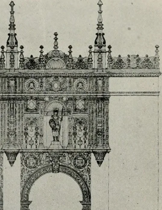 An illustration from The Architect & engineer of California and the Pacific Coast, 1905, leaf 459