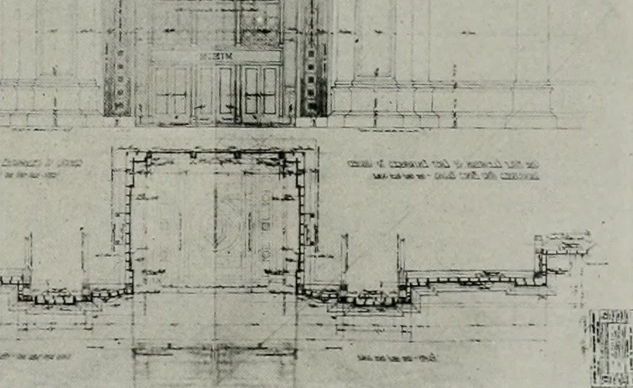 An illustration from The Architect & engineer of California and the Pacific Coast, 1905, leaf 460