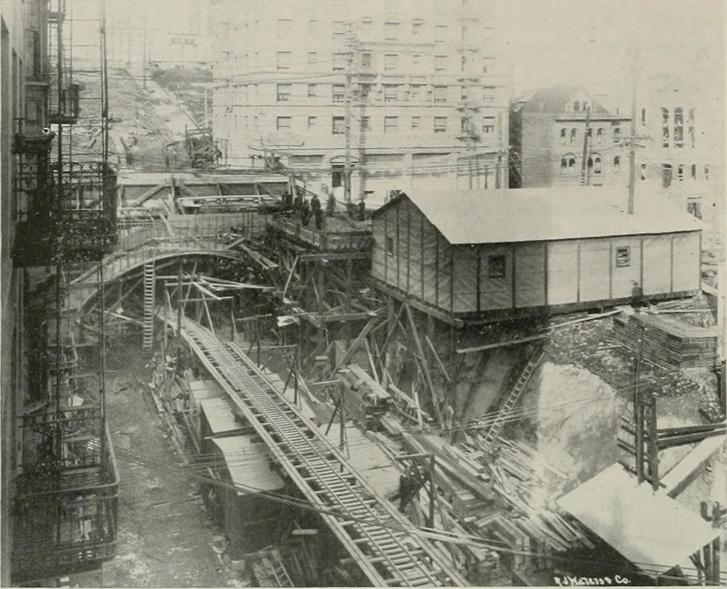 An illustration from The Architect & engineer of California and the Pacific Coast, 1905, leaf 505