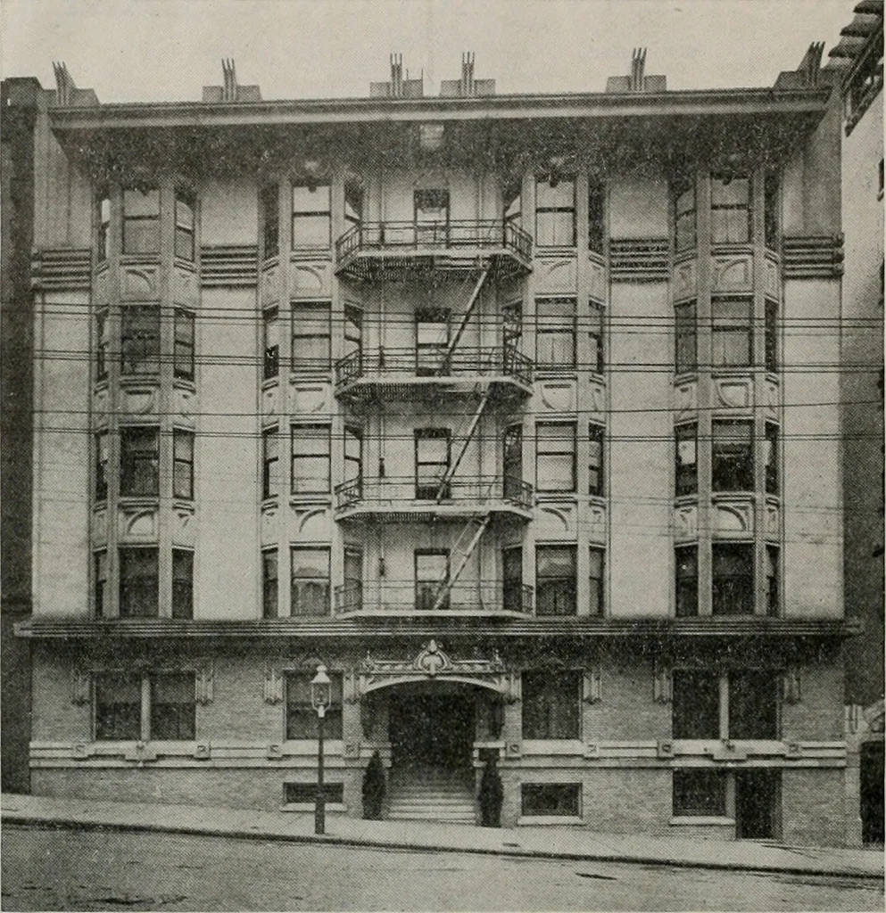 An illustration from The Architect & engineer of California and the Pacific Coast, 1905, leaf 527