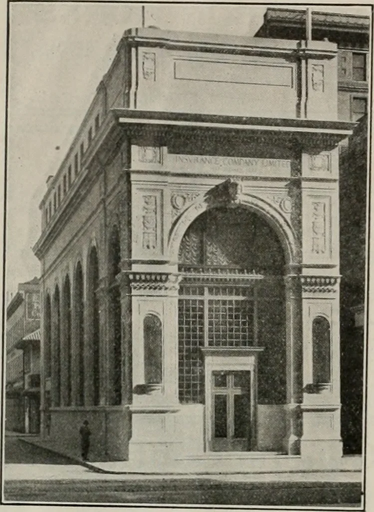 An illustration from The Architect & engineer of California and the Pacific Coast, 1905, leaf 549