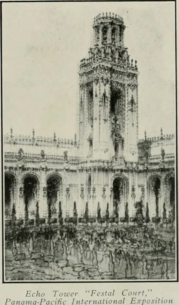 An illustration from The Architect & engineer of California and the Pacific Coast, 1905, leaf 56