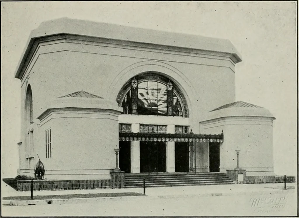 An illustration from The Architect & engineer of California and the Pacific Coast, 1905, leaf 60