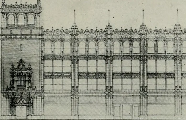 An illustration from The Architect & engineer of California and the Pacific Coast, 1905, leaf 64