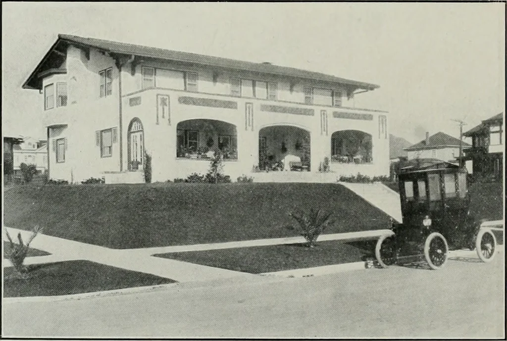 An illustration from The Architect & engineer of California and the Pacific Coast, 1905, leaf 65